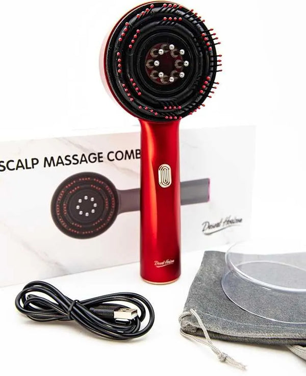 Scalp Massage Brush with Oil Applicator