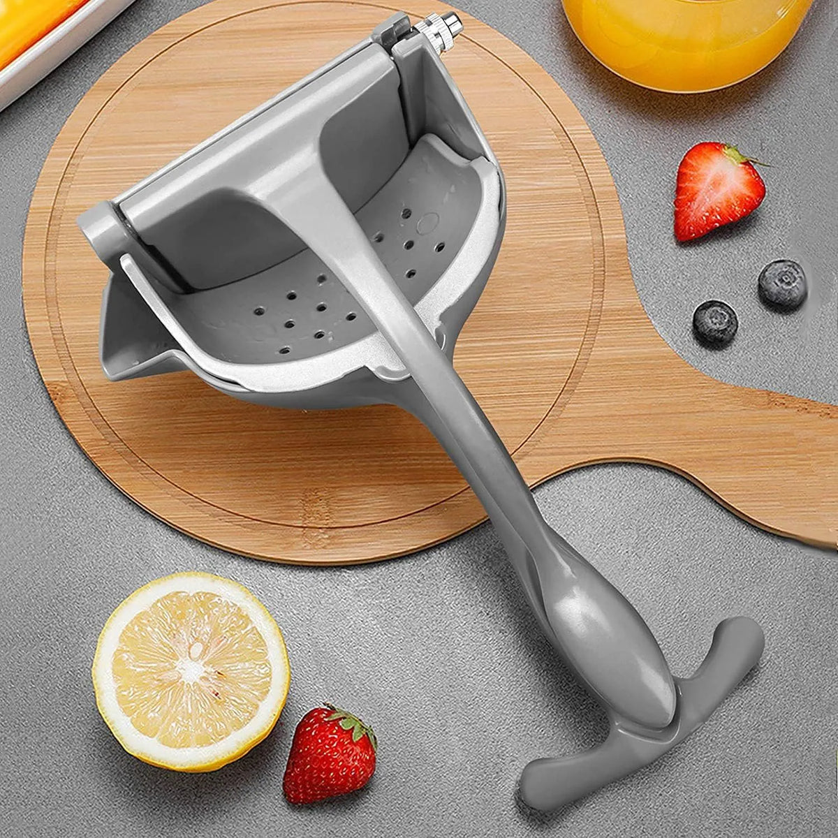 Amateur Premium Stainless Steel Manual Lemon and Lime Squeezer